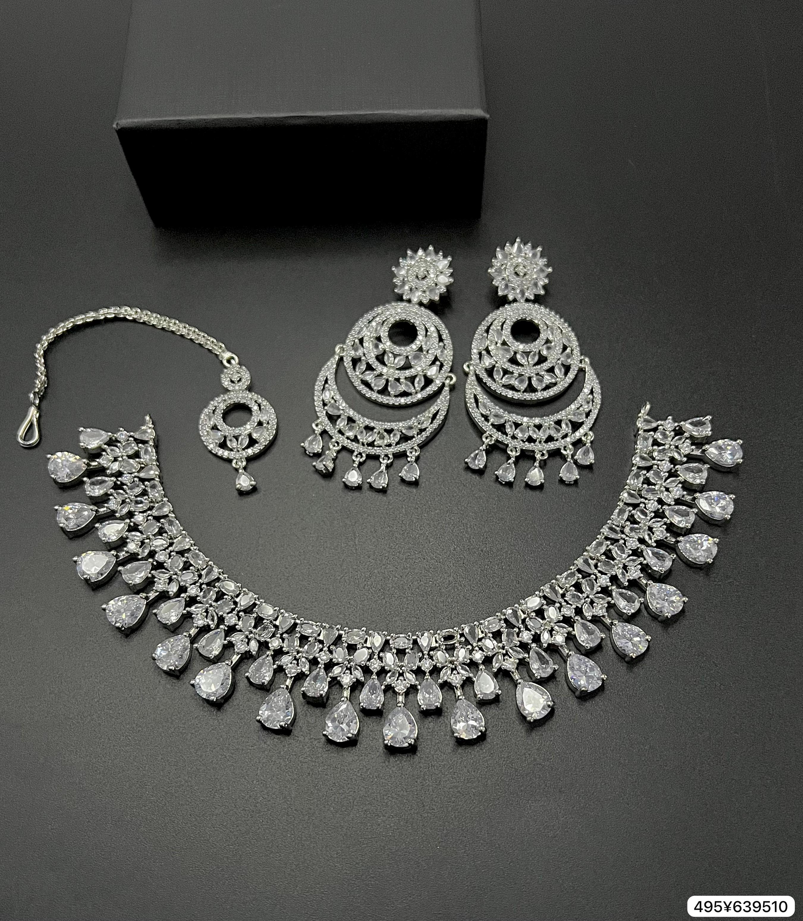 American diamond Set with beautiful Colours