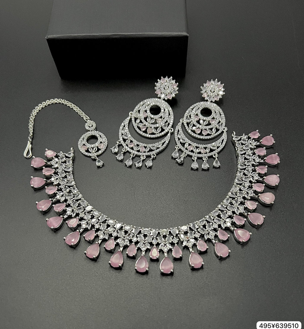 American diamond Set with beautiful Colours