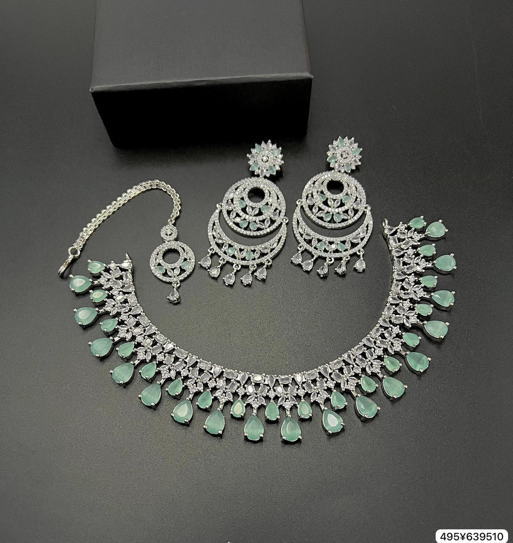 American diamond Set with beautiful Colours