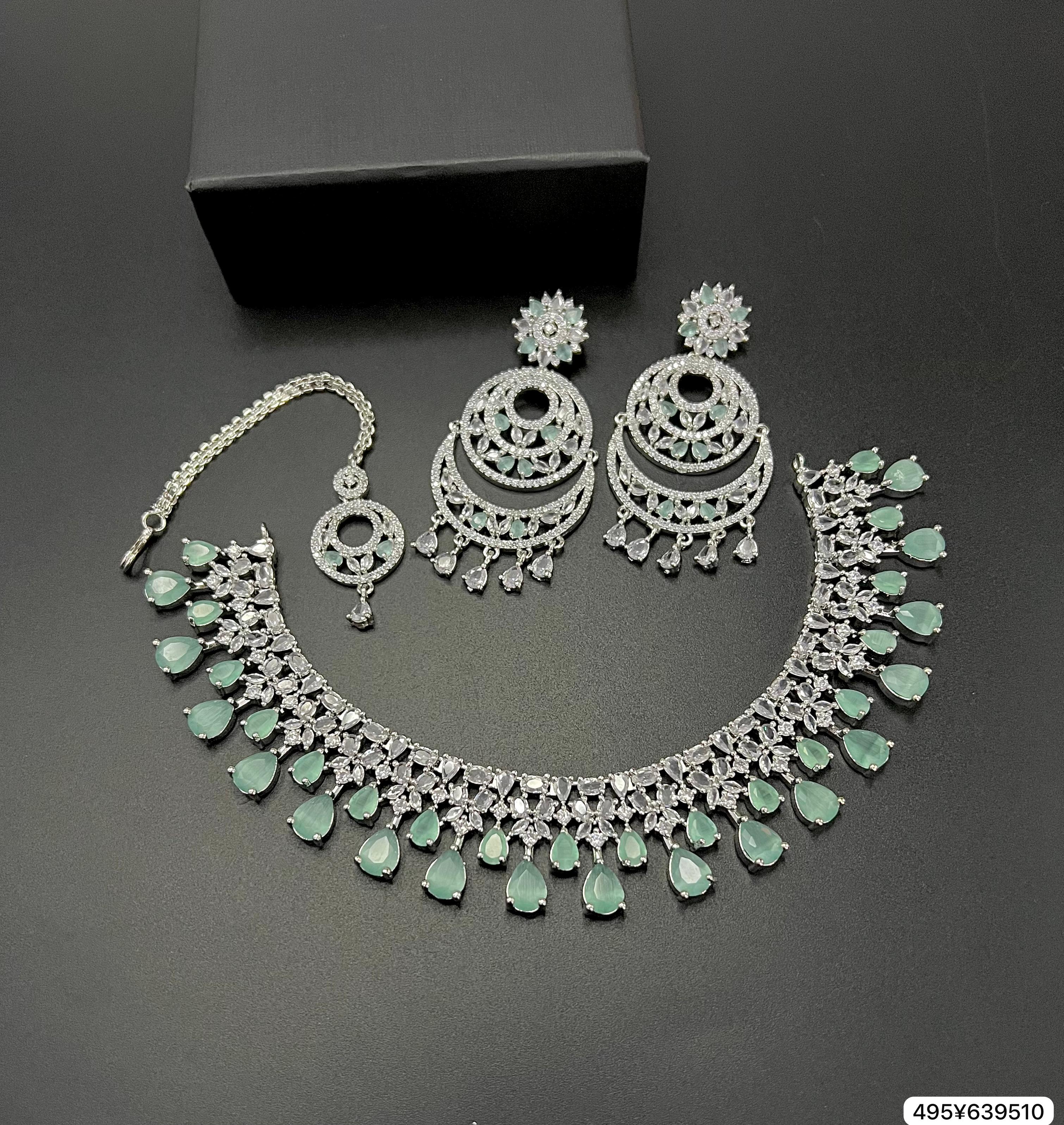 American diamond Set with beautiful Colours