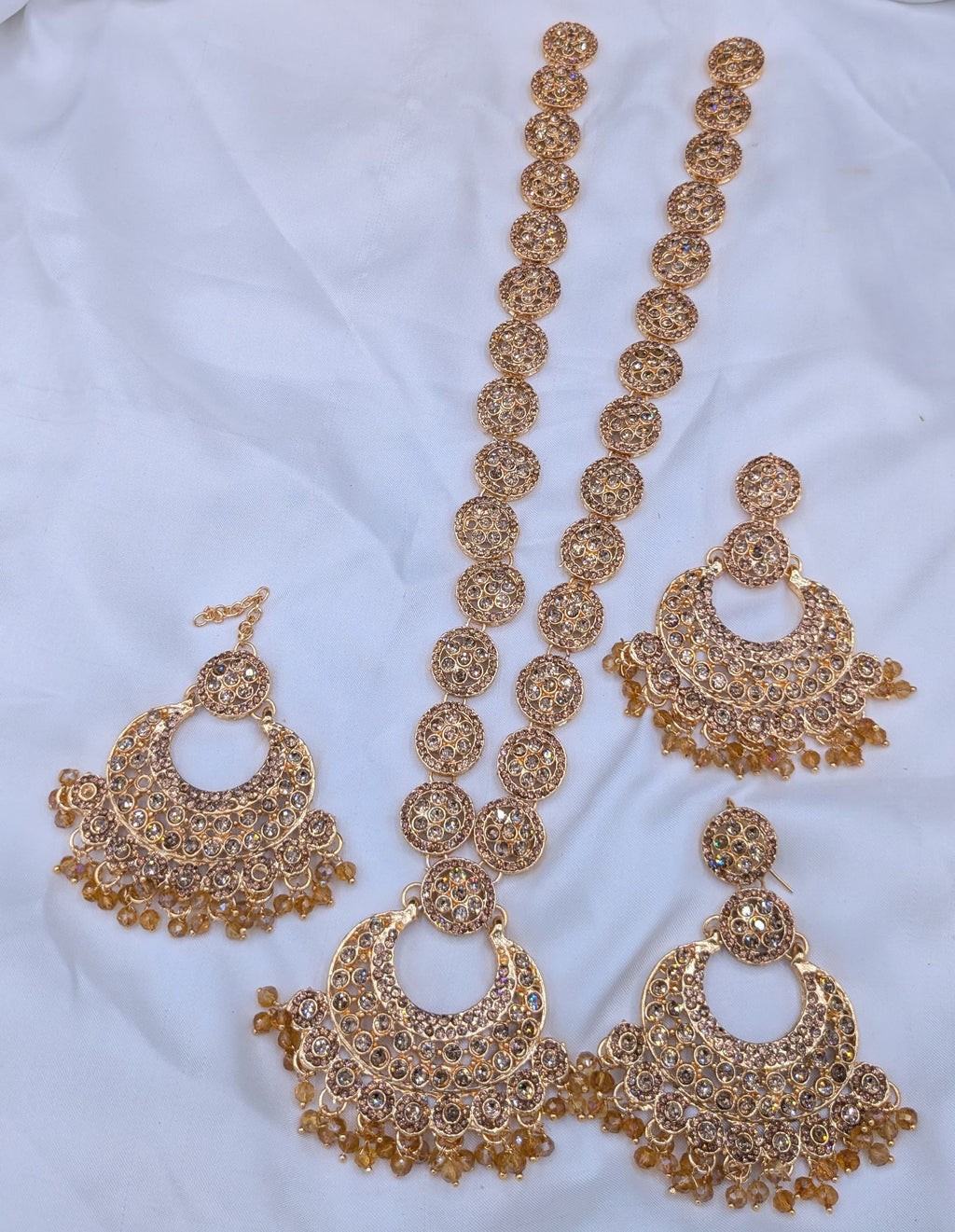 Mala Style Set Norantan Style  With Tikka