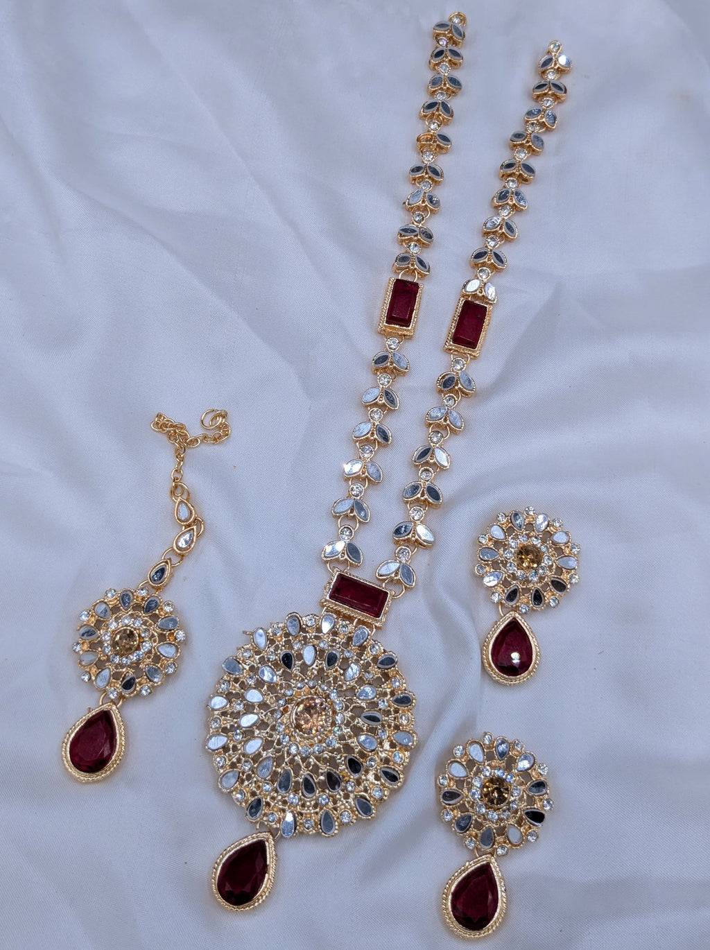 Mala Style  Poalki Work  Zarqon Work  With Tikka