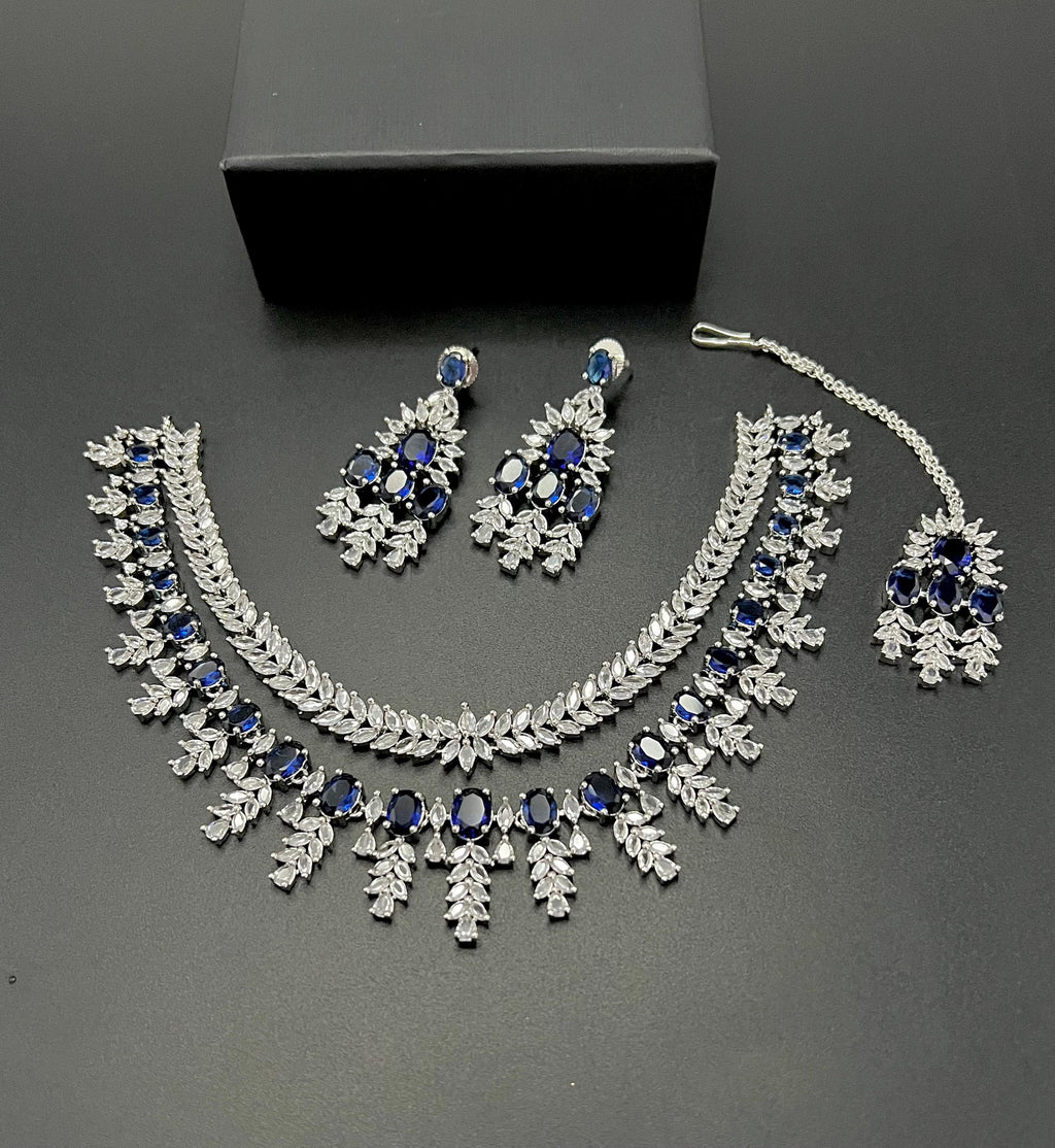 American diamond dobule pati set 😲