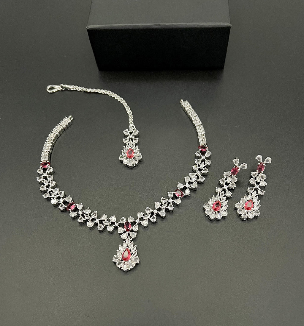 Beautiful stone work set for party wear