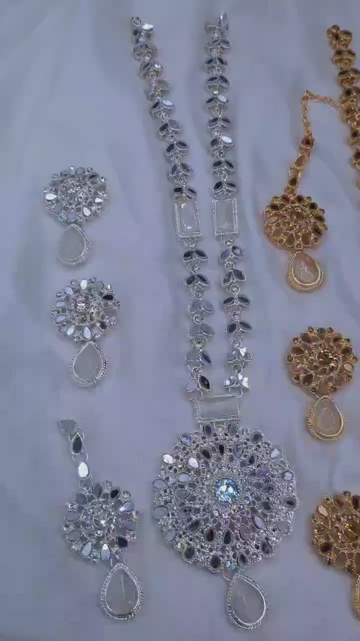 Mala Style  Poalki Work  Zarqon Work  With Tikka